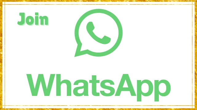 Join Whatsapp group to get Updates